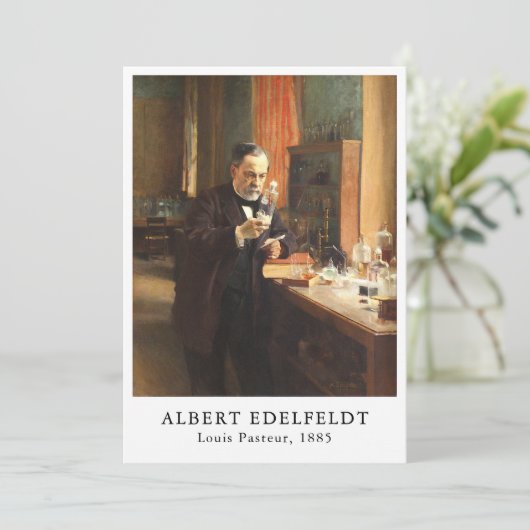 Albert Edelfeldt — Louis Pasteur (1885) シーズンカード (スタンド正面)