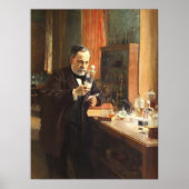 Albert Edelfeldt — Louis Pasteur (1885) ポスター (正面)