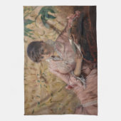 Albert Edelfelt – ザ読ズ・パリジェンヌ キッチンタオル (縦)