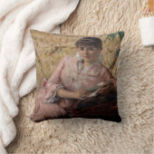 Albert Edelfelt – ザ読ズ・パリジェンヌ クッション (ブランケット)