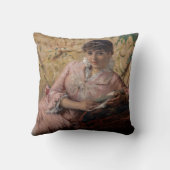 Albert Edelfelt – ザ読ズ・パリジェンヌ クッション (裏面)