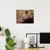 Albert Edelfelt – ザ読ズ・パリジェンヌ ポスター (ホームオフィス)