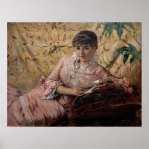 Albert Edelfelt – ザ読ズ・パリジェンヌ ポスター