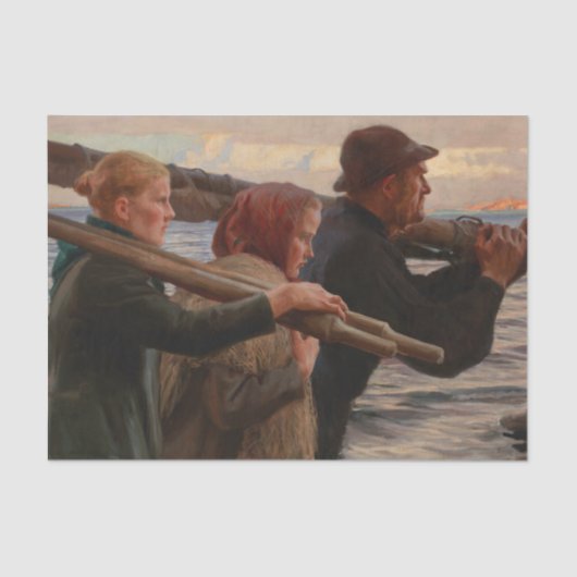 Albert Edelfelt – 外部群島 薄葉紙 (正面)