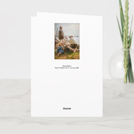 Albert Edelfelt – 造船会社 カード (裏面)