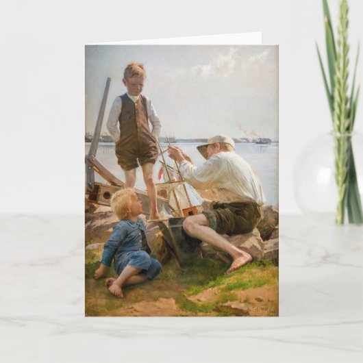 Albert Edelfelt – 造船会社 カード (正面)