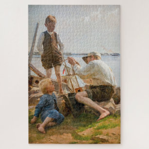 Albert Edelfelt – 造船会社 ジグソーパズル