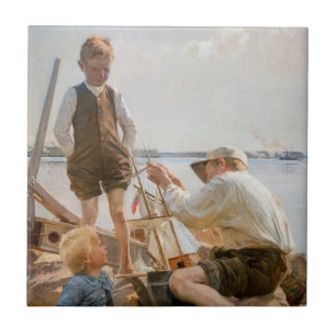 Albert Edelfelt – 造船会社 タイル