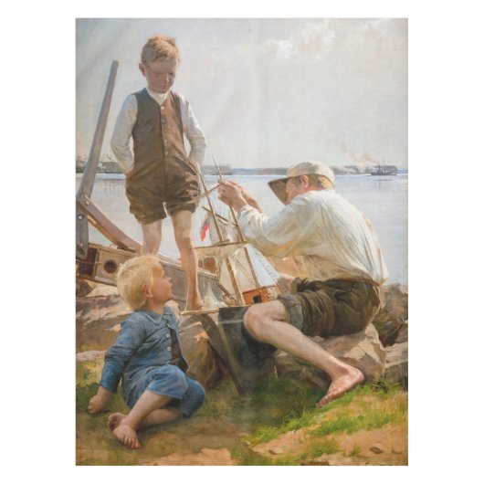 Albert Edelfelt – 造船会社 テーブルクロス (正面)