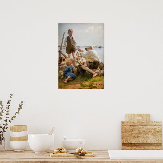 Albert Edelfelt – 造船会社 ポスター (キッチン)