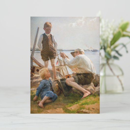 Albert Edelfelt – 造船会社 招待状 (スタンド正面)