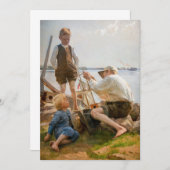 Albert Edelfelt – 造船会社 招待状 (正面/裏面)