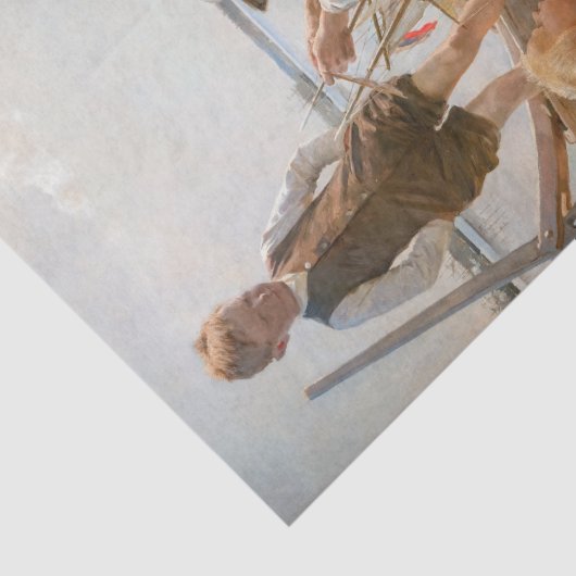 Albert Edelfelt – 造船会社 薄葉紙 (詳細)