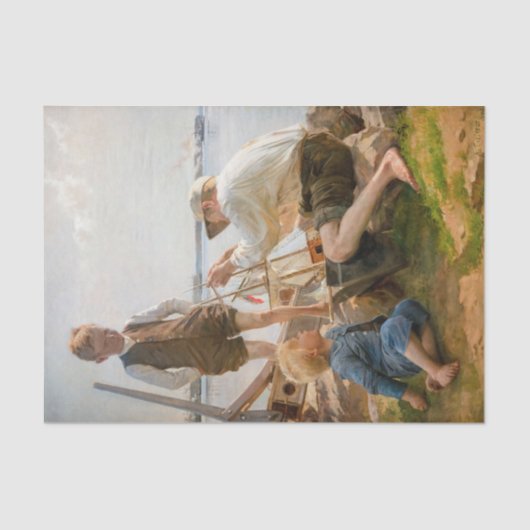 Albert Edelfelt – 造船会社 薄葉紙 (正面)