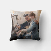 Albert Edelfelt -遊のピアノ クッション (裏面)