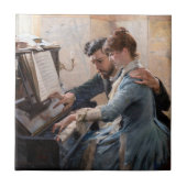 Albert Edelfelt -遊のピアノ タイル (正面)