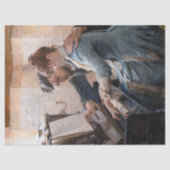 Albert Edelfelt -遊のピアノ 薄葉紙 (正面)