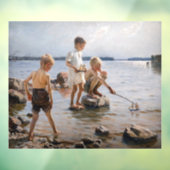 Albert Edelfelt -遊 Boys's on the Shore ウィンドウサイン (シート3)