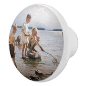 Albert Edelfelt -遊 Boys's on the Shore セラミックノブ (右)