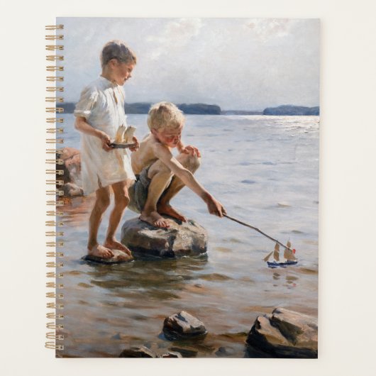 Albert Edelfelt -遊 Boys's on the Shore プランナー手帳 (正面)