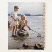 Albert Edelfelt -遊 Boys's on the Shore プランナー手帳 (裏面)