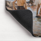 Albert Edelfelt -遊 Boys's on the Shore マウスパッド (コーナー)