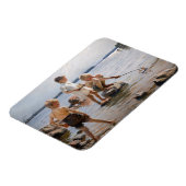 Albert Edelfelt -遊 Boys's on the Shore マグネット (左側)