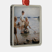Albert Edelfelt -遊 Boys's on the Shore メタルオーナメント (右)