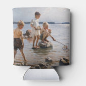 Albert Edelfelt -遊 Boys's on the Shore 缶クーラー (裏面)