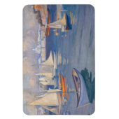 Albert Edelfelt - Harbour in Helsinki マグネット (縦)