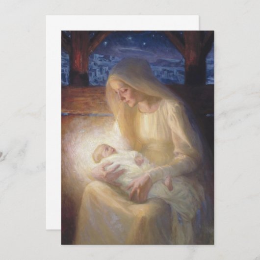 Albert Edelfelt - Madonna 招待状 (正面/裏面)