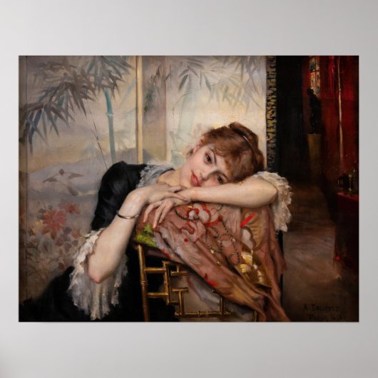 Albert Edelfelt - The Parisienne / Virginie ポスター (正面)