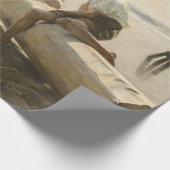 Albert Edelfelt - Two Boys on a Log ラッピングペーパー (角)