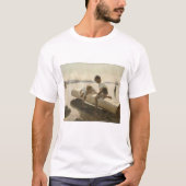 Albert Edelfelt - Two Boys on a Log Tシャツ (正面)