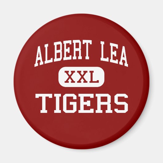 Albert Lea – タイガース – ハイ – アルバート・リーア・ミネソタ マグネット (正面)