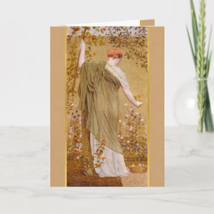 Albert Moore A Garden CC0723グリーティングカード カード