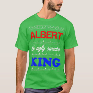 ALBERT the Ugly Sweater King Happy Holidays  Tシャツ