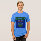 Alberta Flag トライブレンドＴシャツ (正面全面)