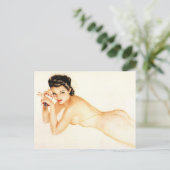 Alberto Vargasヴィンテージのピン留め ポストカード (スタンド正面)