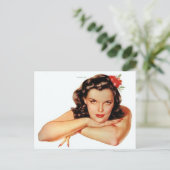 Alberto Vargasヴィンテージのピン留め ポストカード (スタンド正面)