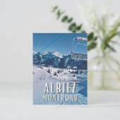 Albiez Montrond Station de ski ポストカード (スタンド正面)