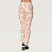 Albino Cheetah Print Leggings | Blush & Cream Anim レギンス (裏面)