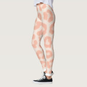 Albino Cheetah Print Leggings | Blush & Cream Anim レギンス (左)