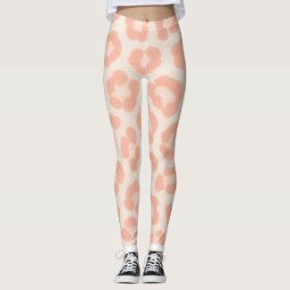 Albino Cheetah Print Leggings | Blush & Cream Anim レギンス
