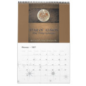 Albionの表紙のカレンダーの2017星 カレンダー (2月 2027)