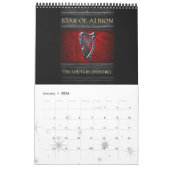 Albionの表紙のカレンダーの2017星 カレンダー (1月 2026)