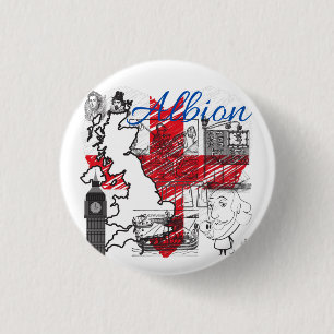 Albion – イングランドの愛のために 缶バッジ