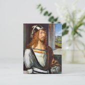 Albrecht Durer – セルフポートレート ポストカード (スタンド正面)