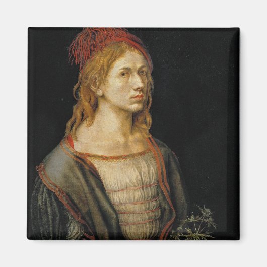 Albrecht Durer 1493自画像 マグネット (正面)