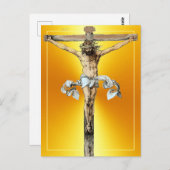 Albrecht Durer 1505十字架はがき上のキリスト ポストカード (正面/裏面)